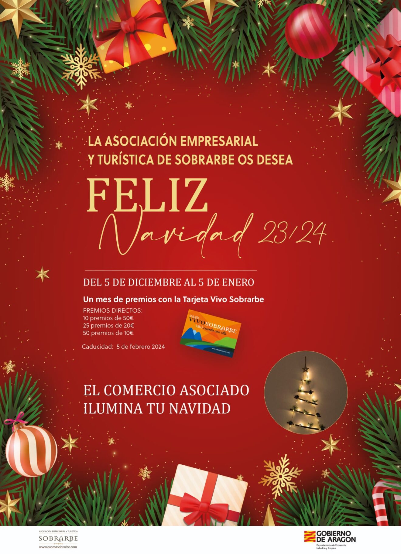 Campaña de Navidad de la Asociación Empresarial y Turística de Sobrarbe!.